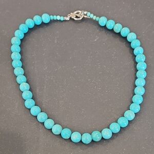 Elegant Turquoise Beaded Necklace